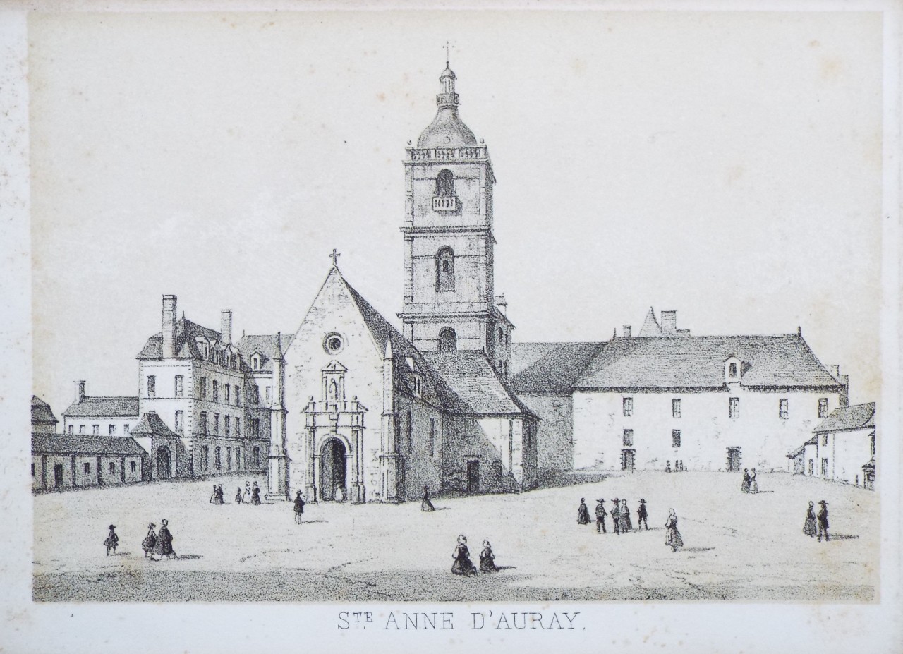 Lithograph - Ste. Anne d'Auray.