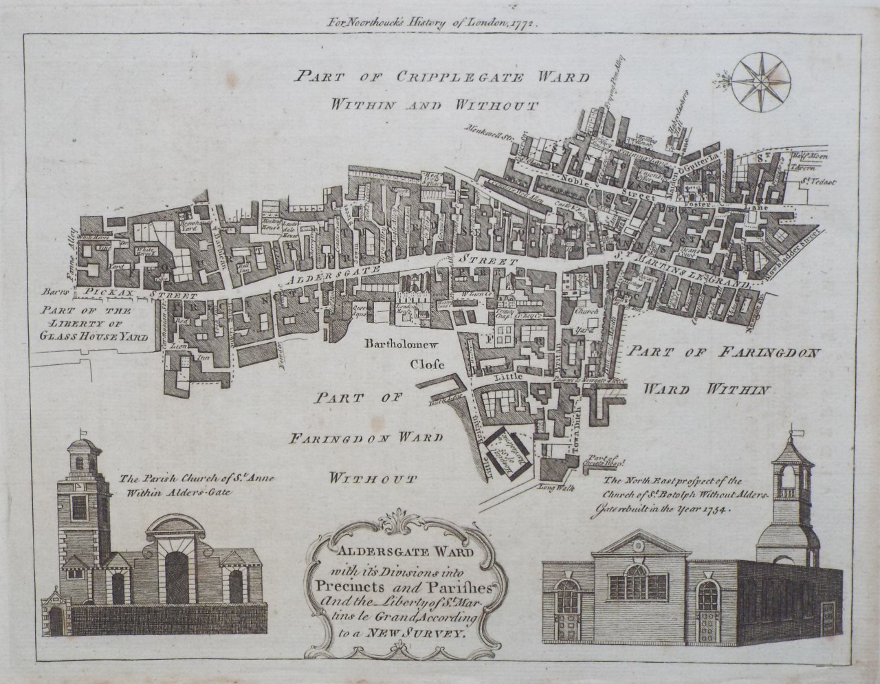 Map of City of London - London