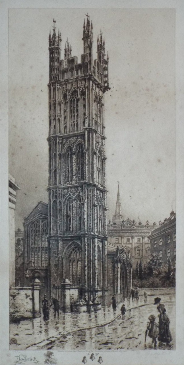 Etching - St. Stephen's Church, Bristol