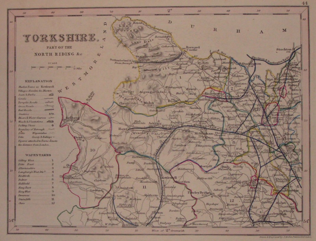 Map of Yorkshire - Archer