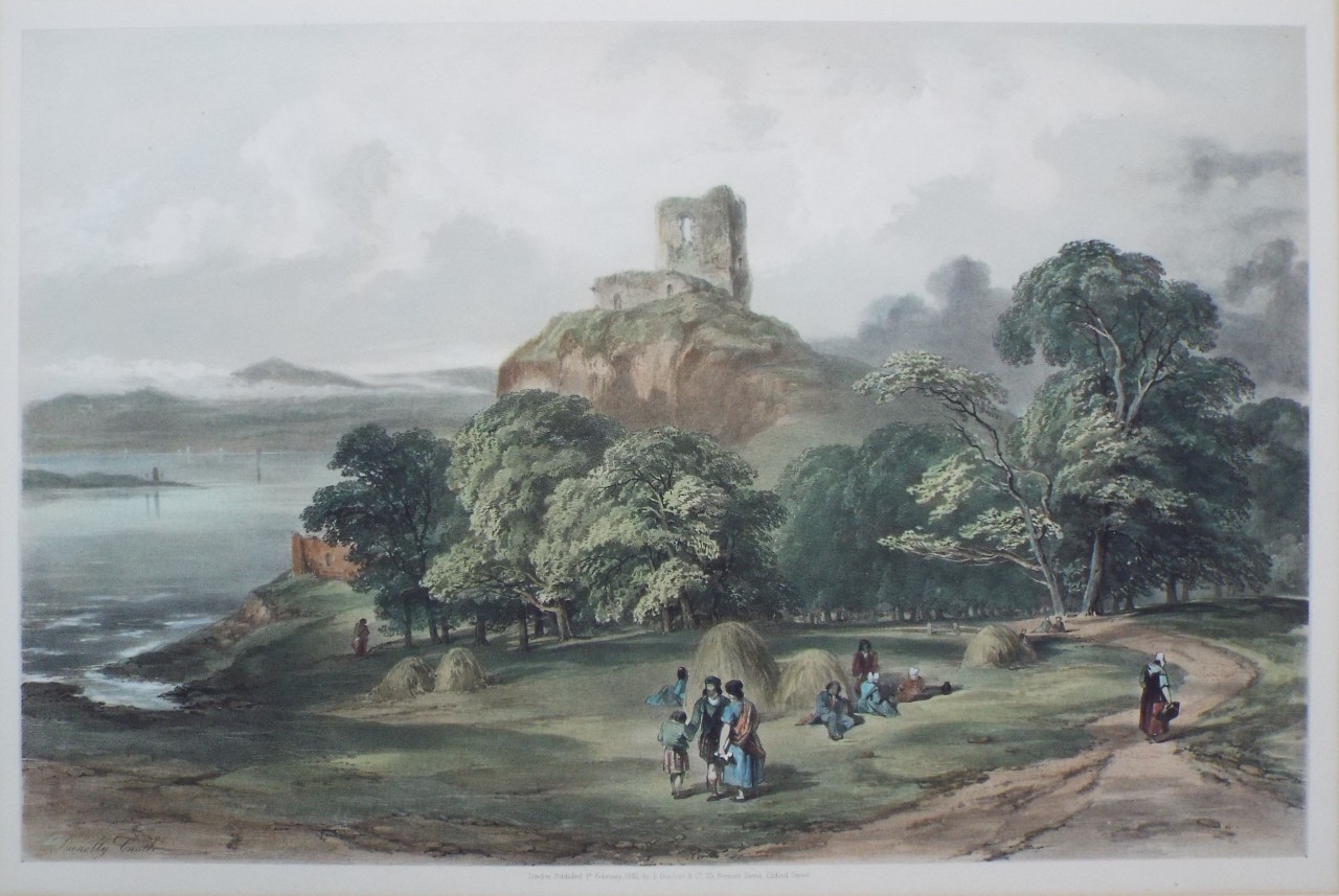 Lithograph - Dunolly Castle. - Dickinson