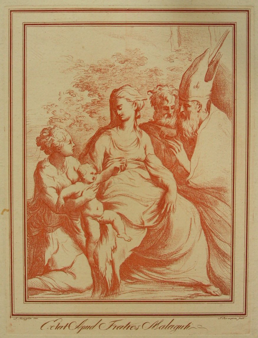 Etching - Extat Apud Fratres Malaguti - Rosaspina