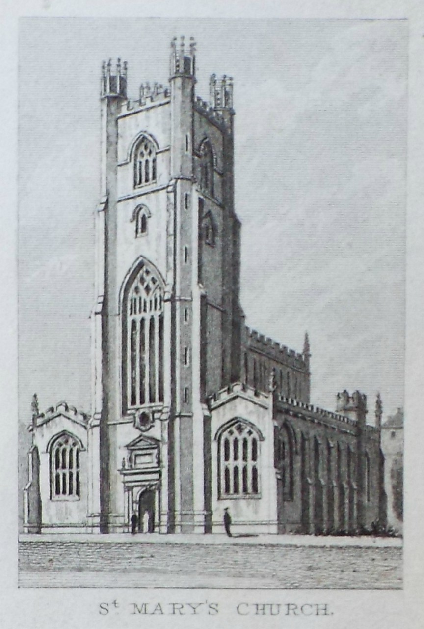 Print - St. Mary's Church. - Rawle