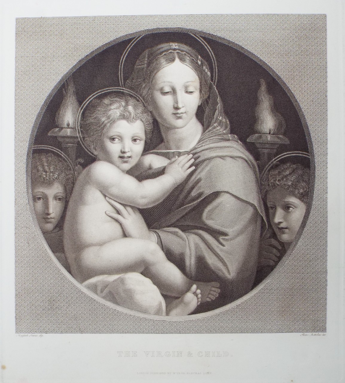 Print - The Virgin & Child. - Bettelini
