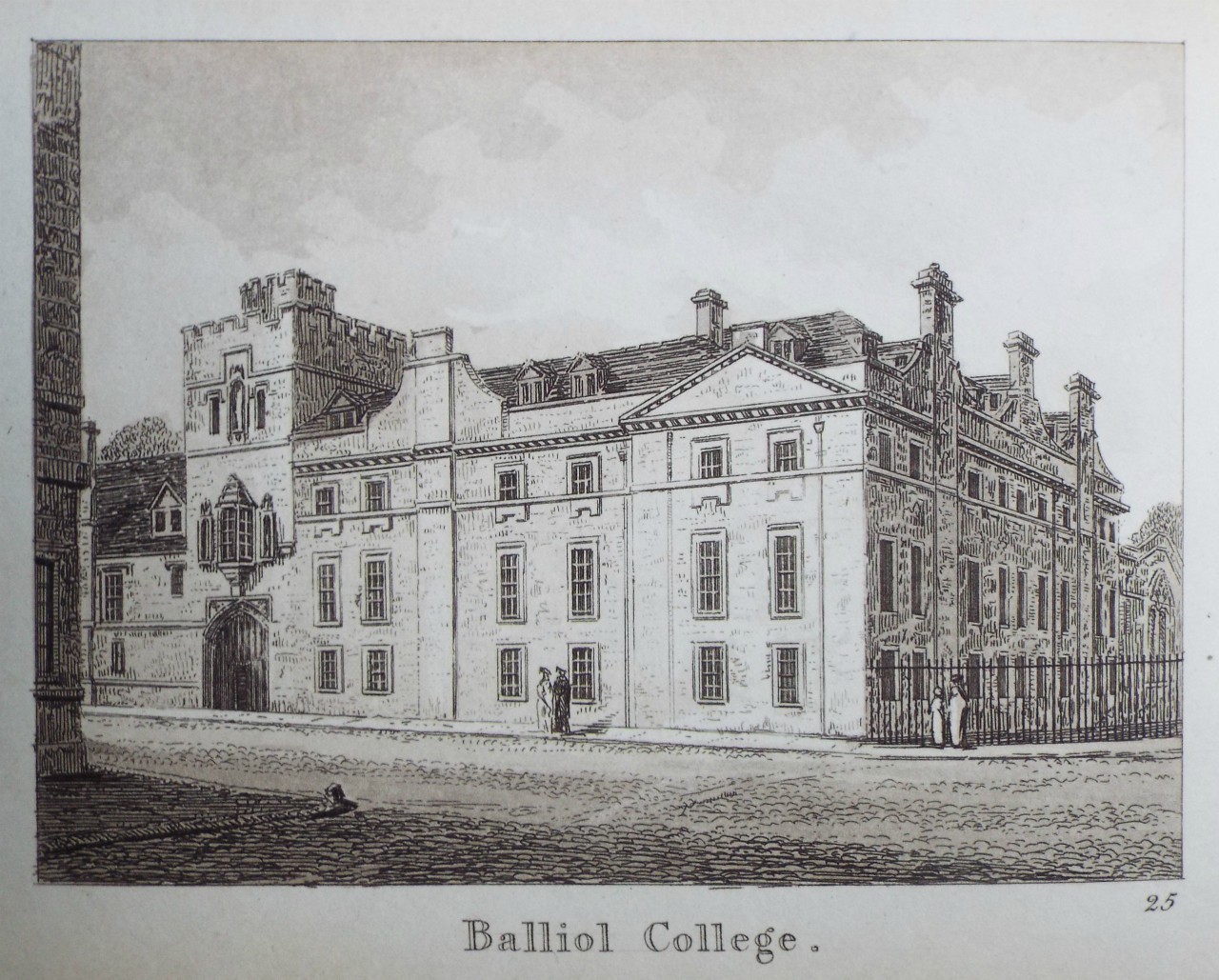Aquatint - Balliol College.