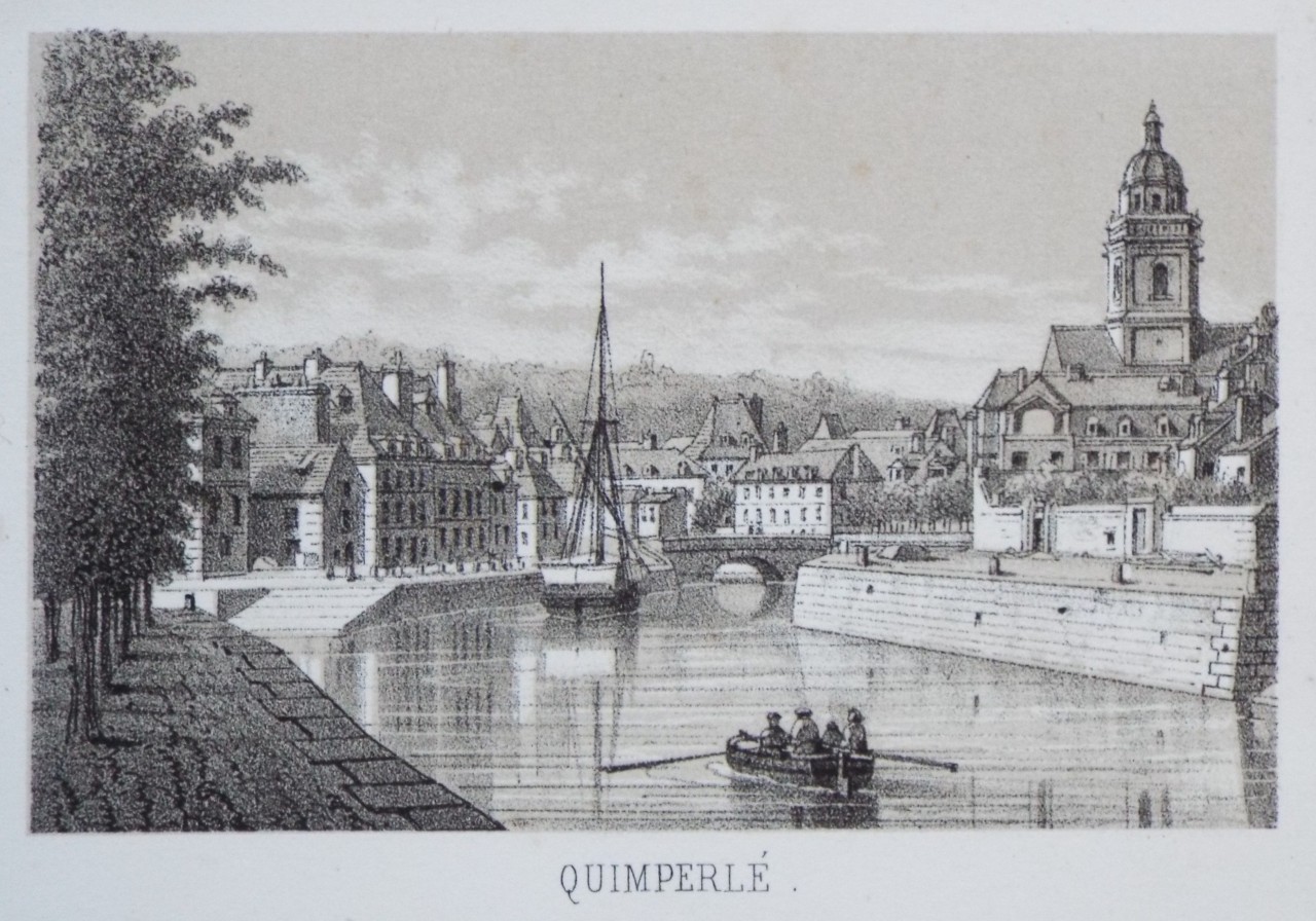 Lithograph - Quimperle.