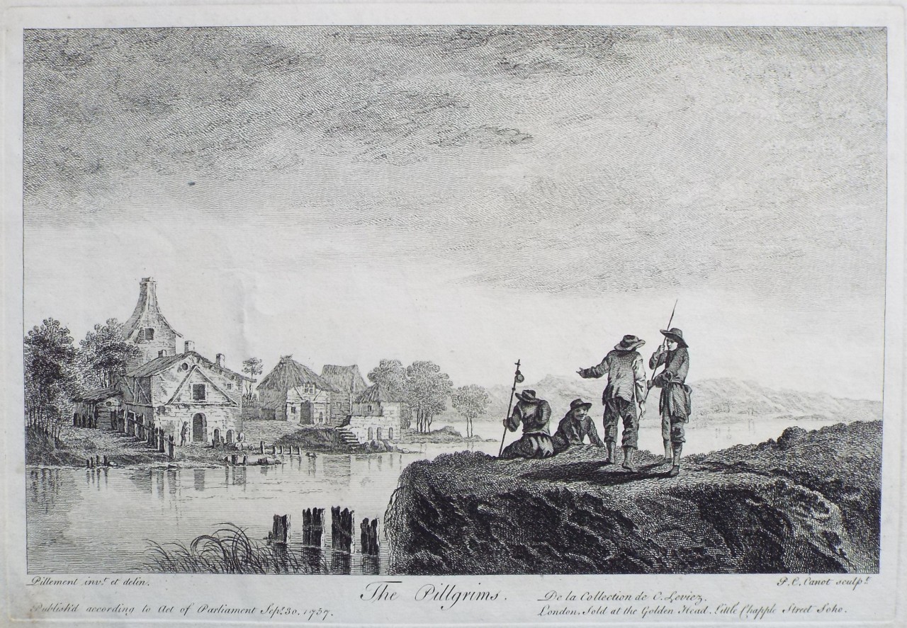 Print - The Pilgrims. - Canot