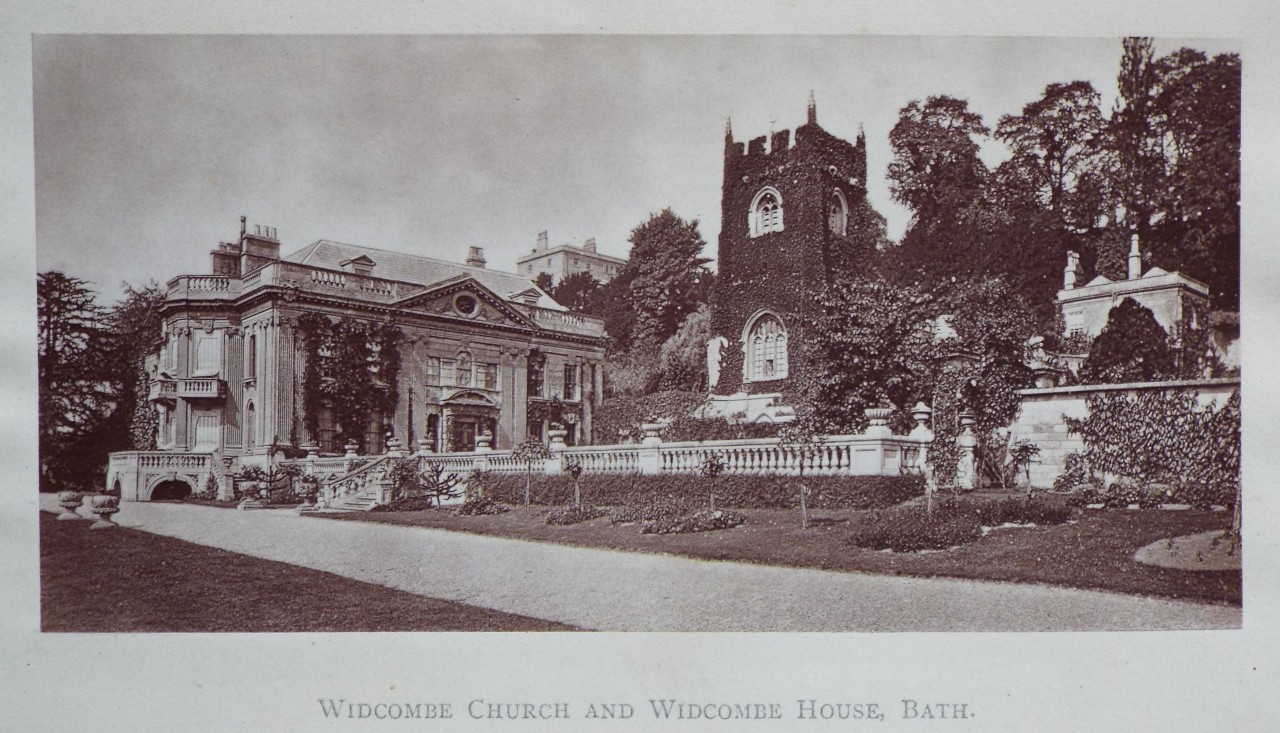 Photorraph - Widcombe Church and Widcombe House, Bath.