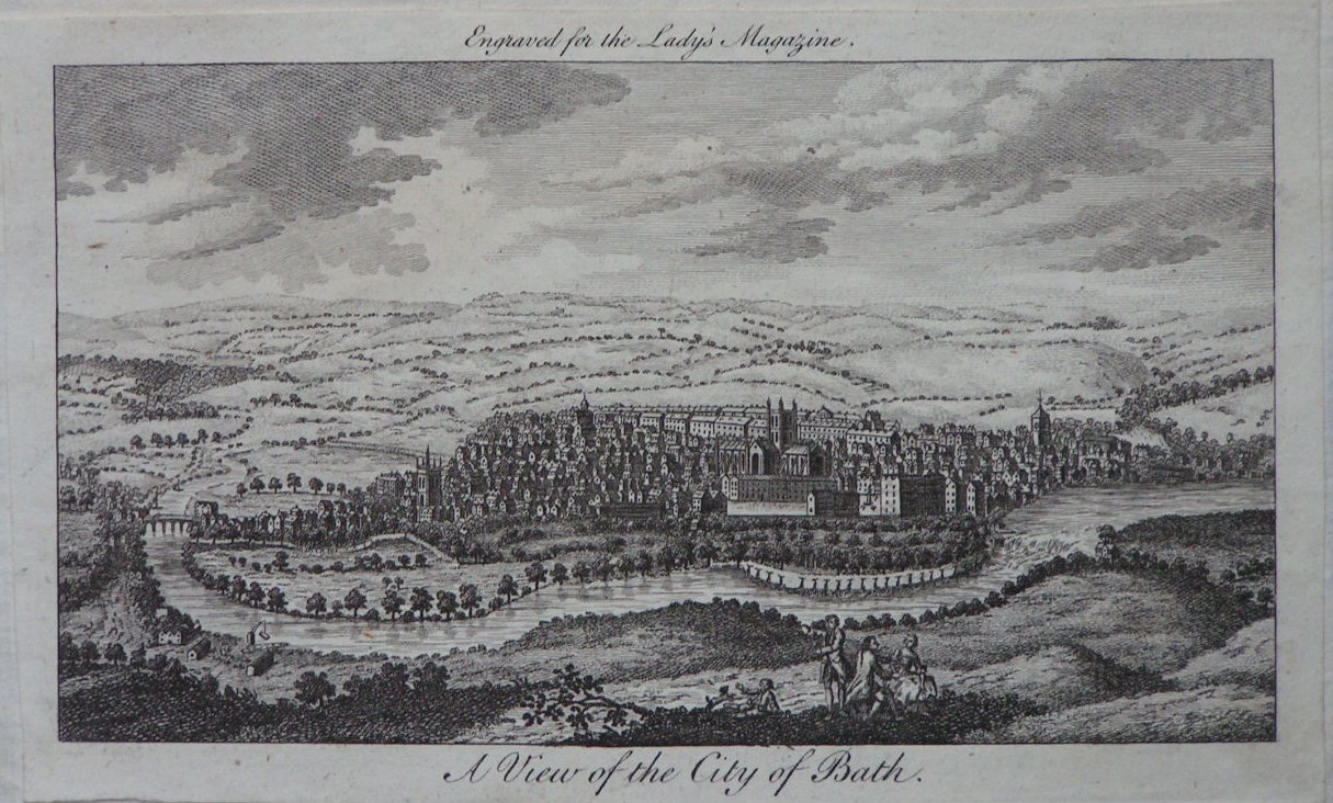 Print - A View of the City of Bath.