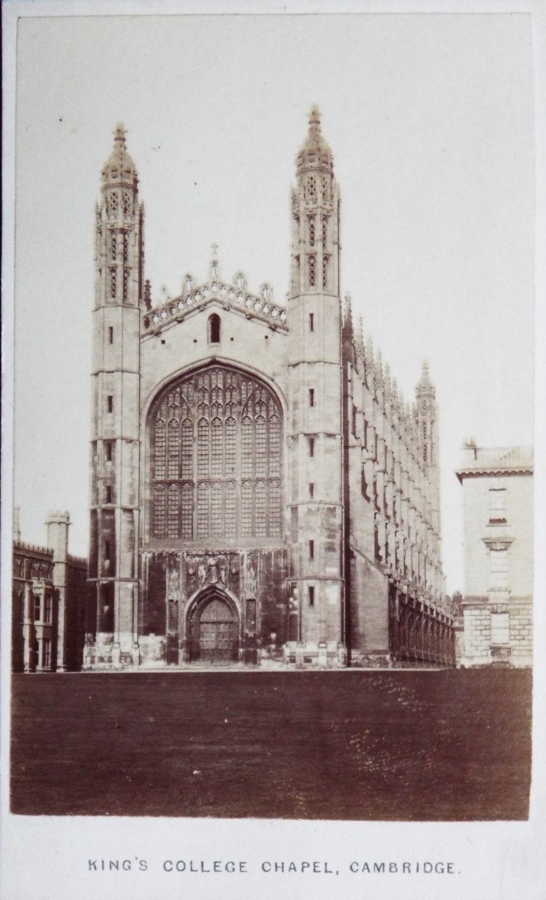 Photograph - King's College Chapel, Cambridge.