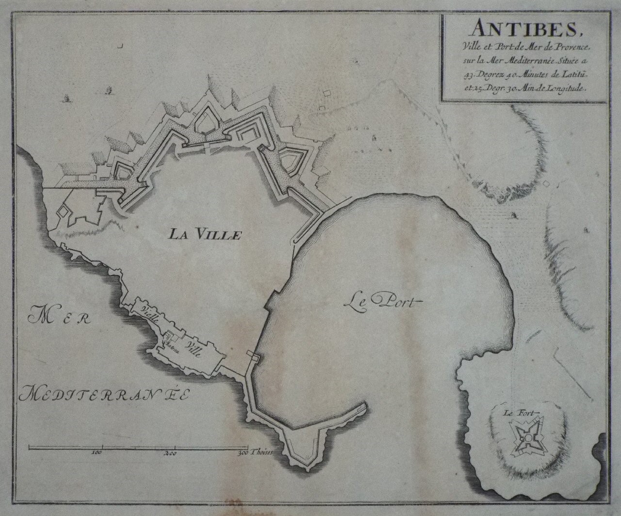 Map of Antibes - Antibes