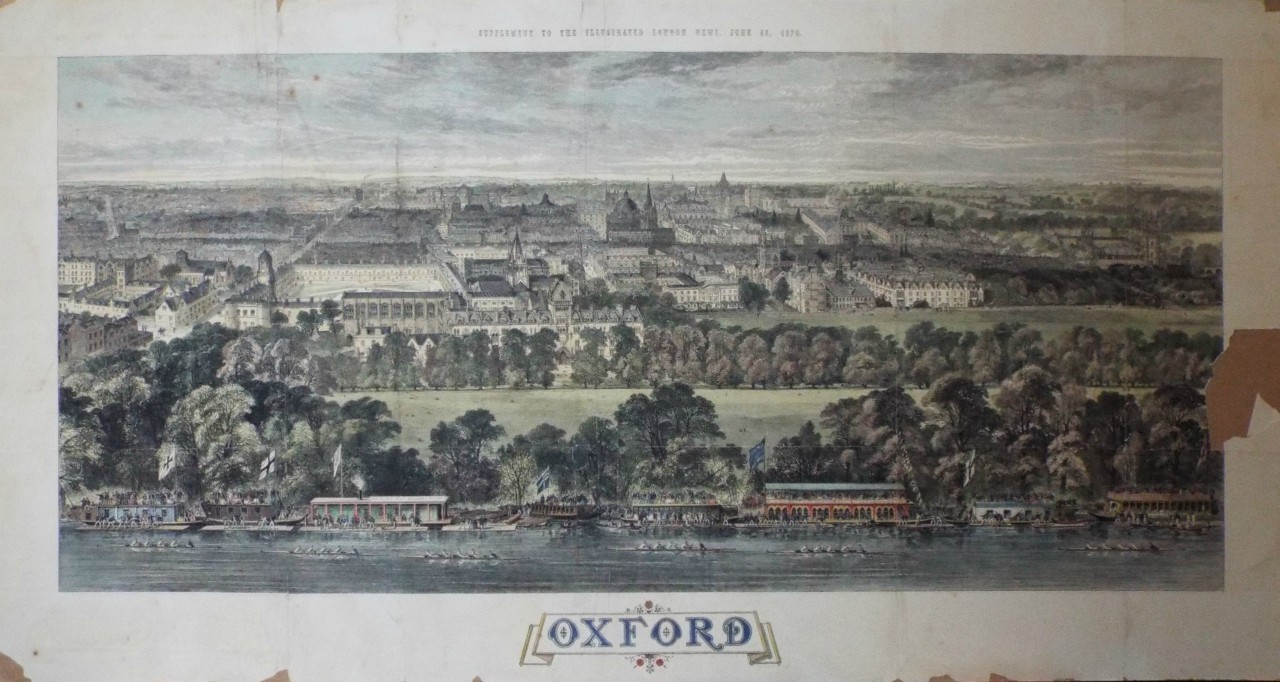 Wood - Oxford. Supplement to The Illustrated London News, June 18, 1870.