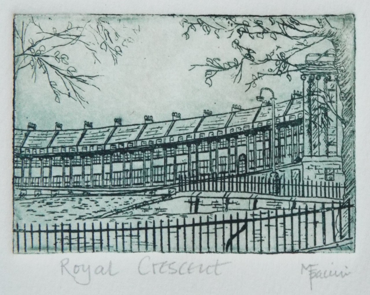 Etching - Royal Crescent - Facini