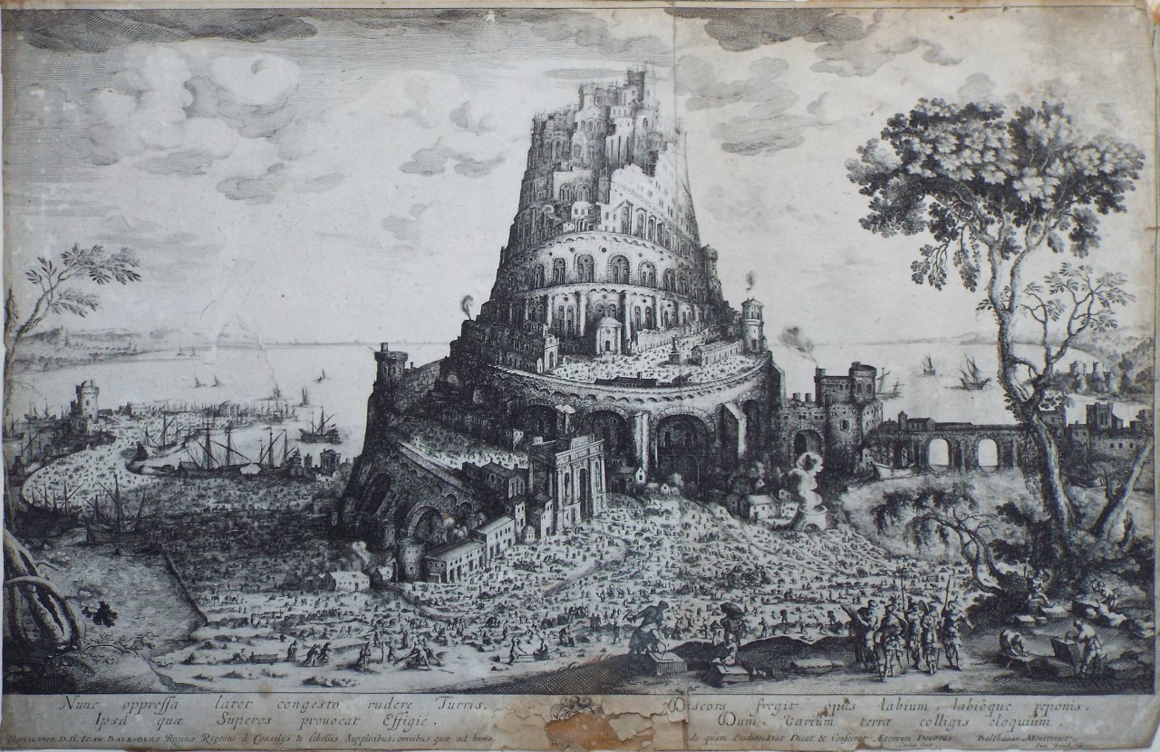 Print - Construction of the Tower of Babel - Cochin