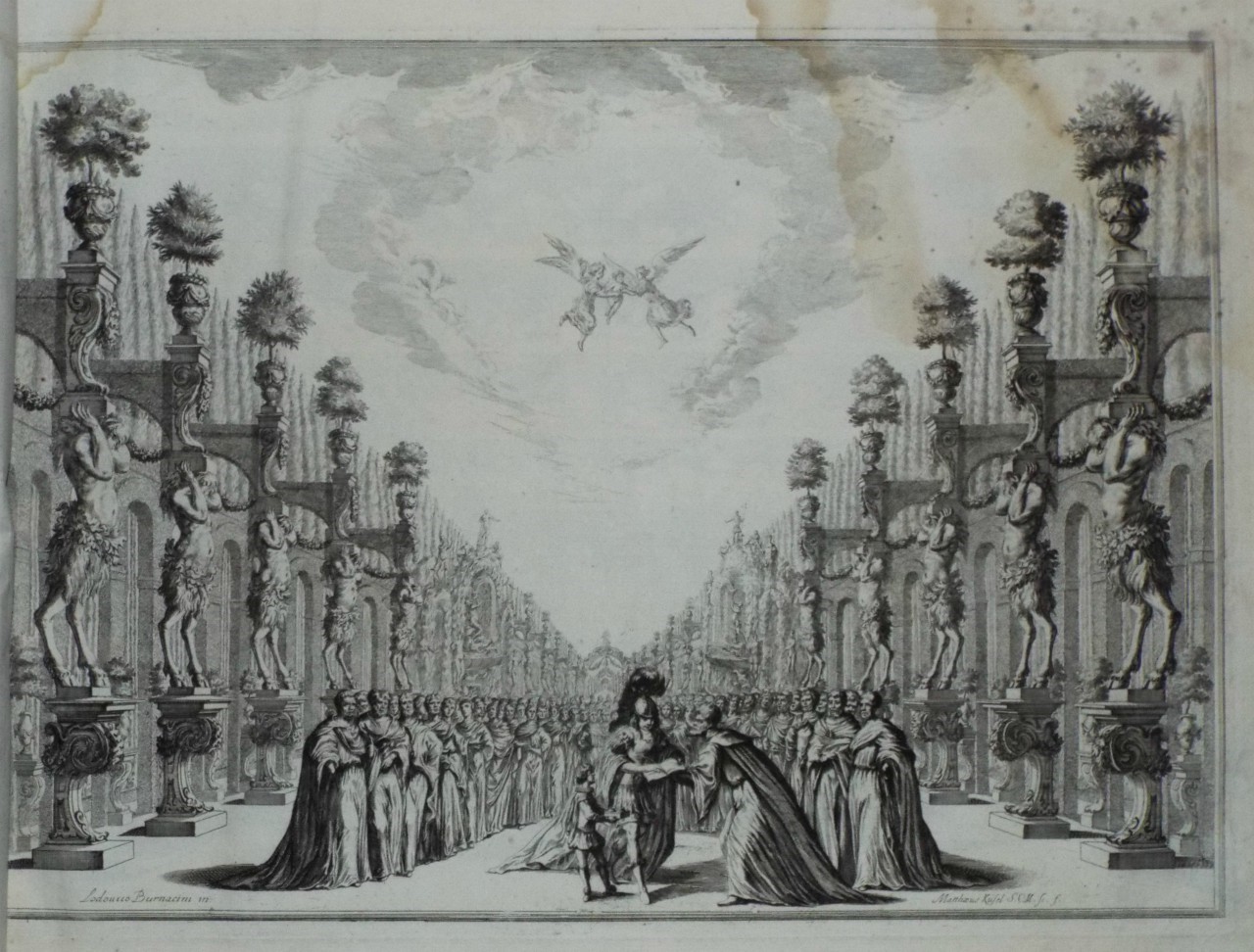 Etching - Stage Design for Il Fuoco Eterno - Kusel