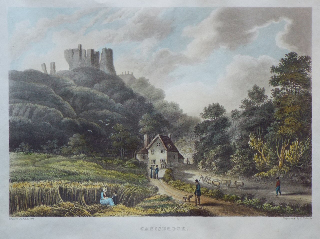 Aquatint - Carisbrook. - Roberts