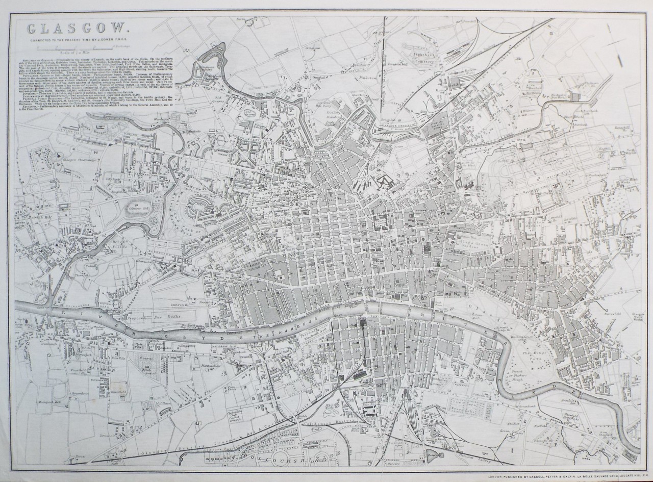 Map of Glasgow - Glasgow