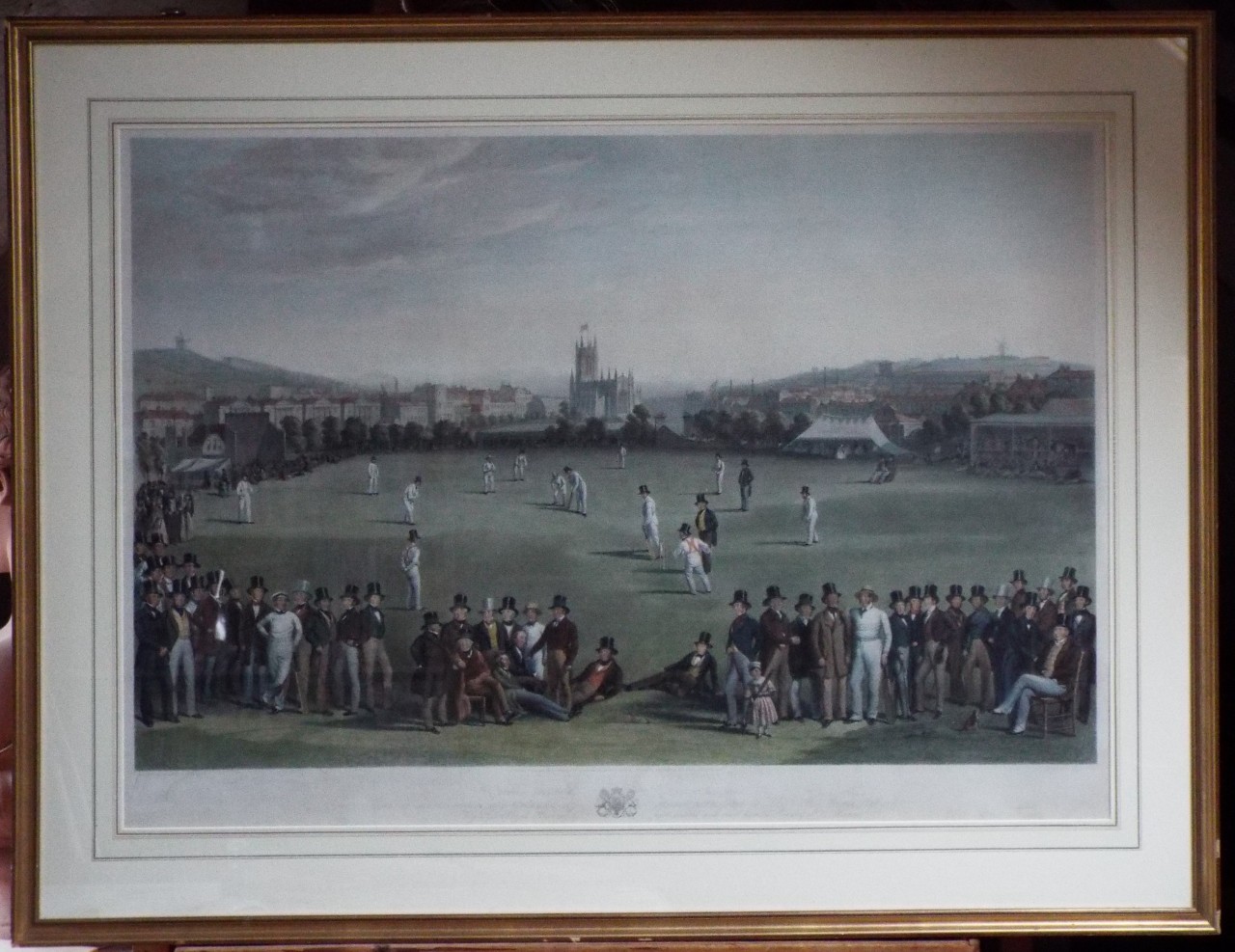Print - The Cricket Match between Sussex & Kent at Brighton - Phillips