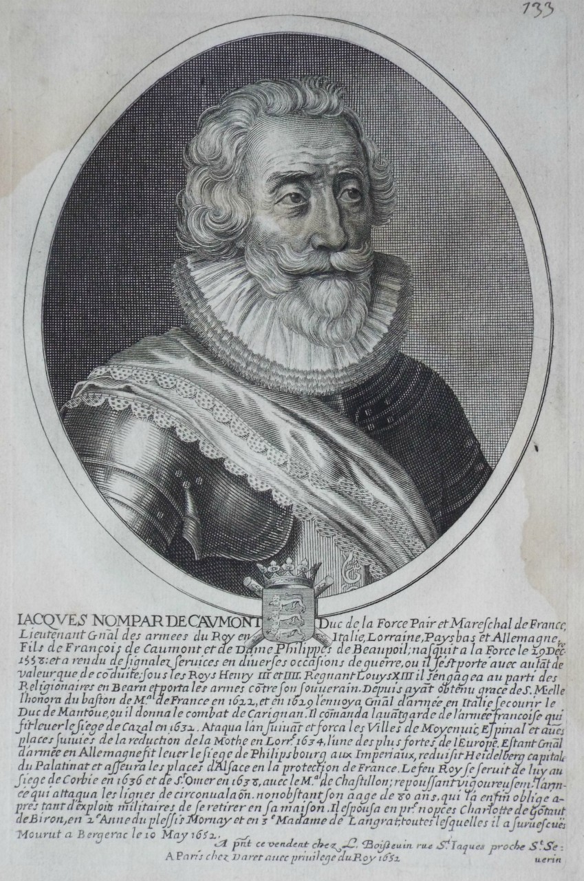 Print - Jacques Nompar de Caumont