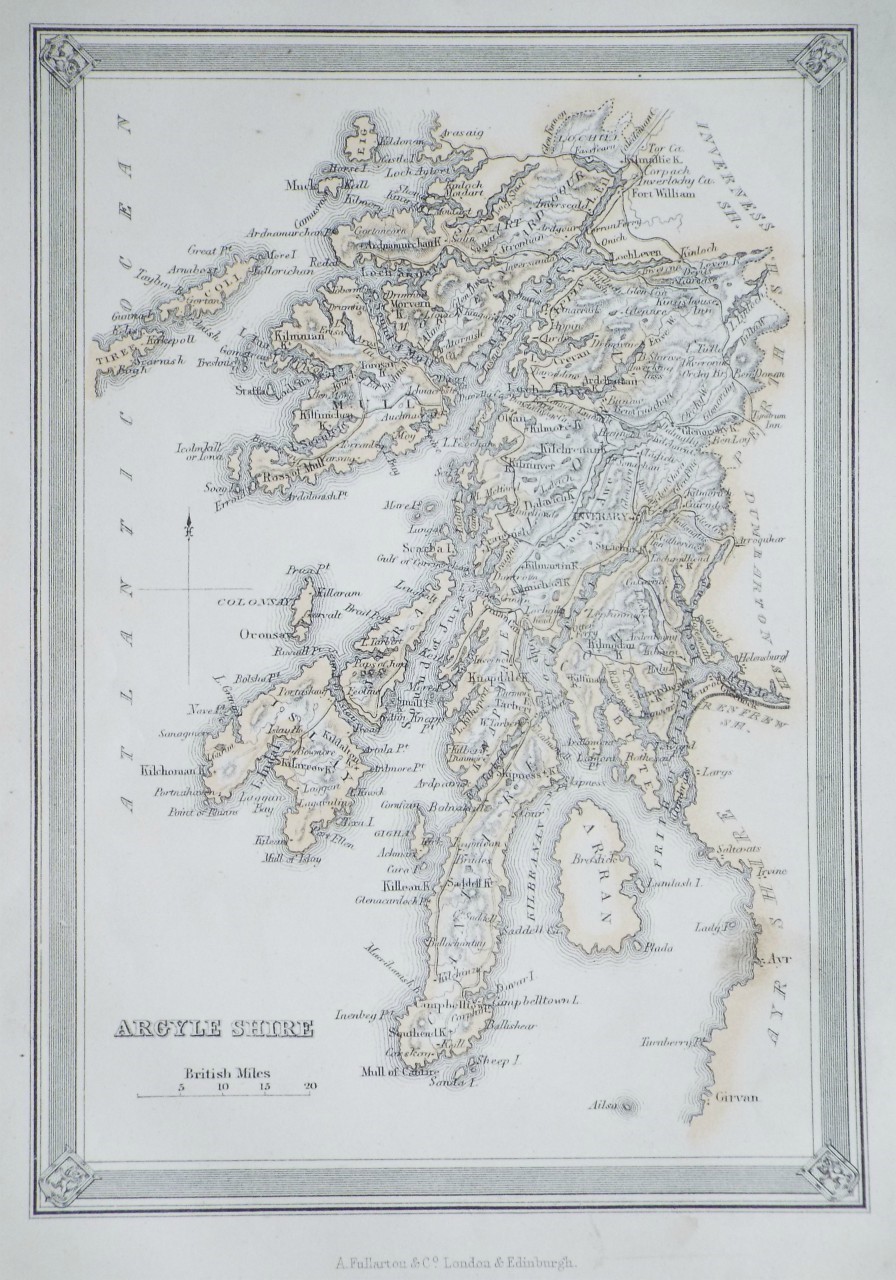 Map of Scotland - Fullarton