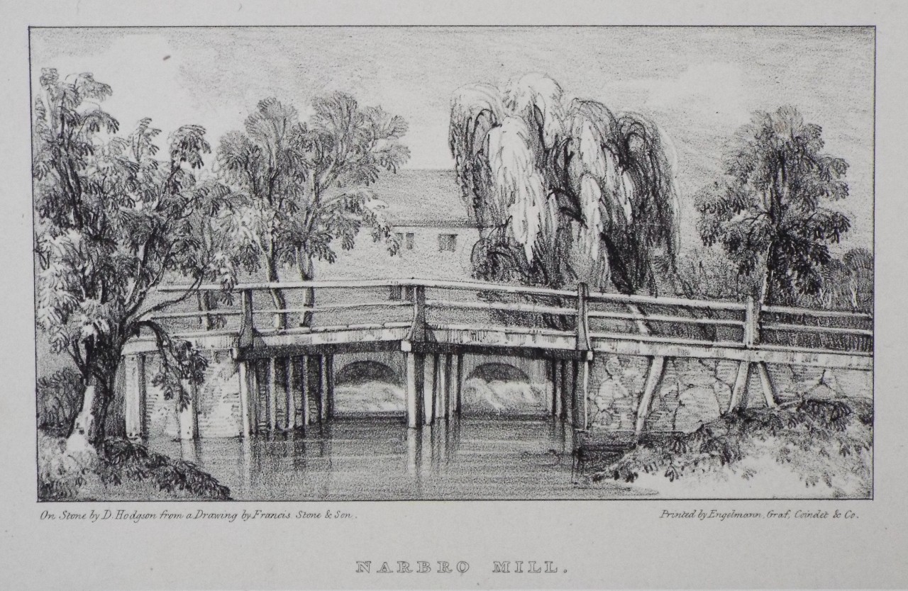 Lithograph - Narbro Mill. - Hodgson