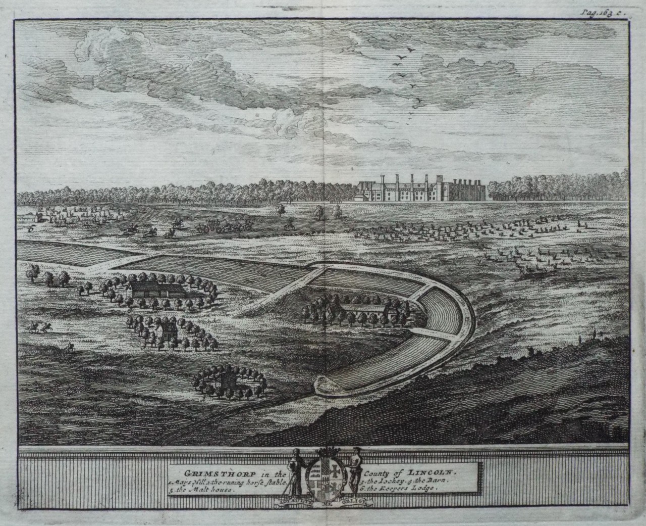Print - Grimsthorp in the County of Lincoln.