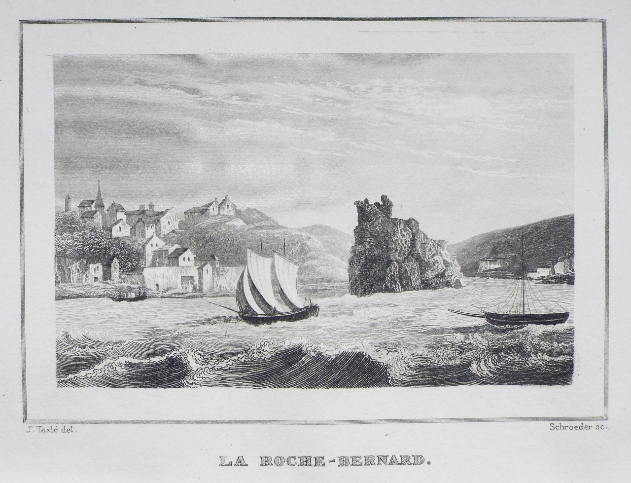 Print - La Roche-Bernard. - 