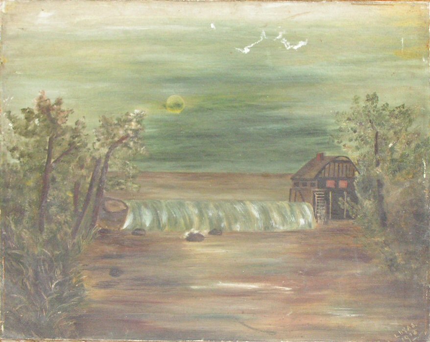 Oil painting - (Weir)