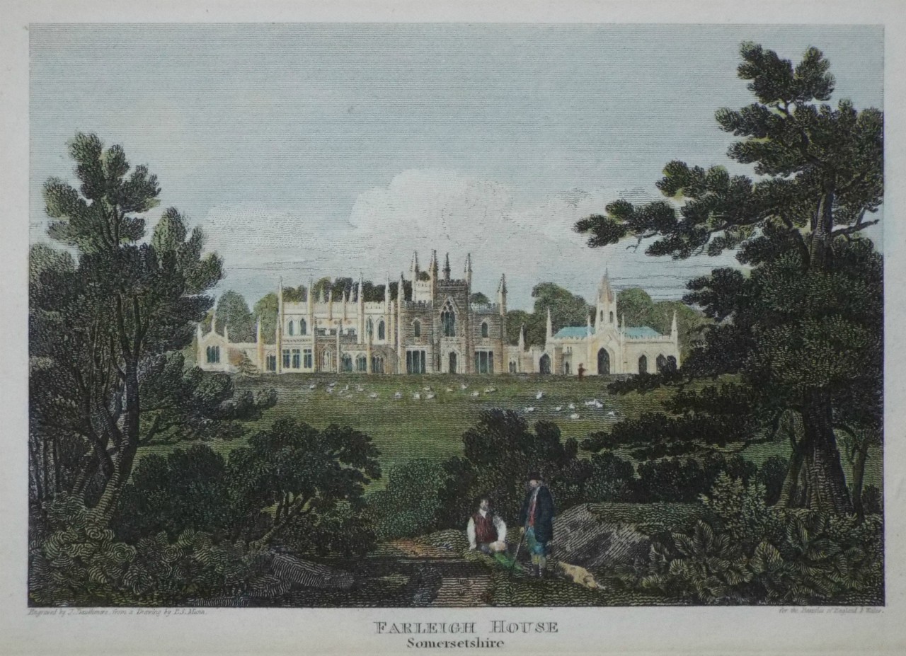 Print - Farleigh House, Somersetshire - Dauthmere
