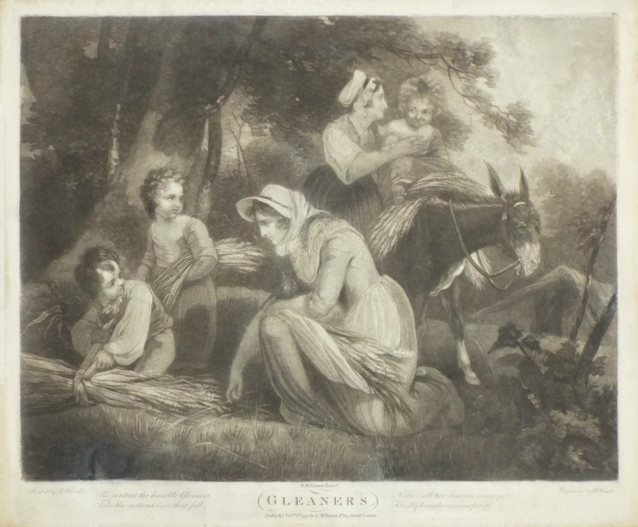 Mezzotint - Gleaners. - Ward