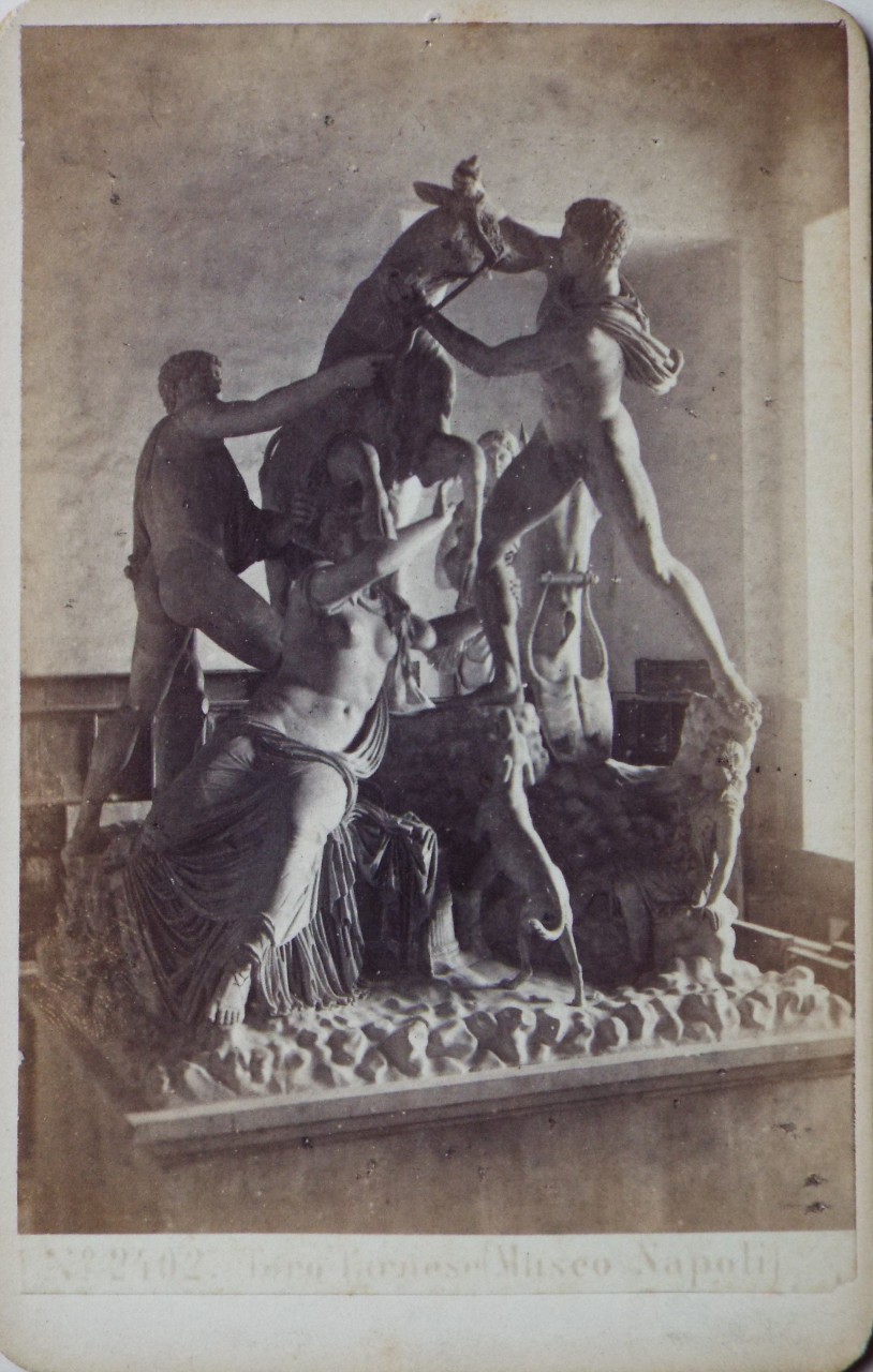 Photograph - Farnesi Bull sculpture in Naples National Museum
