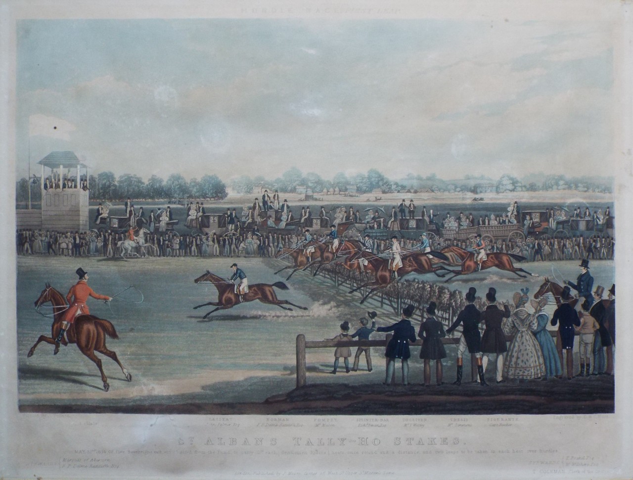 Aquatint - St. Albans Tally-Ho Stakes. Hurdle Race First Leap. - Hunt