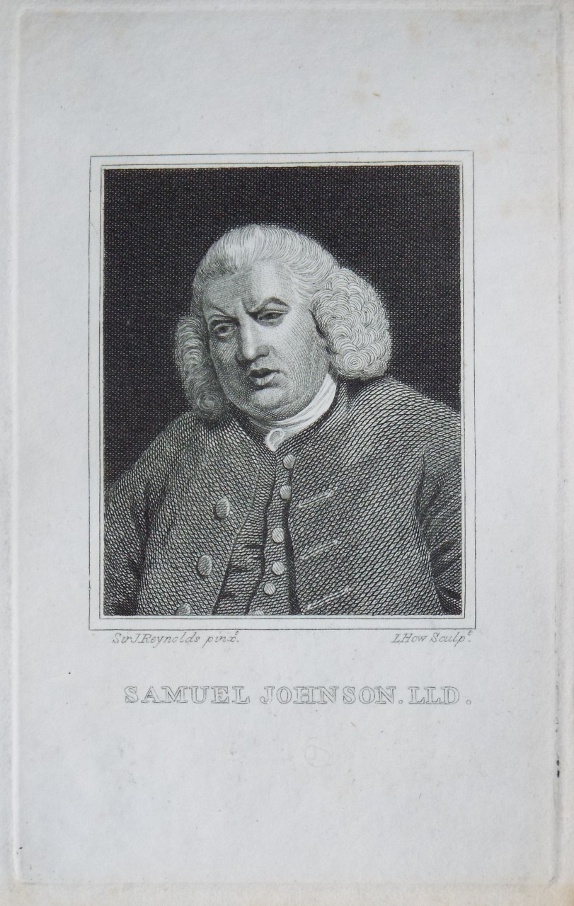 Print - Samuel Johnson. LLD. - How