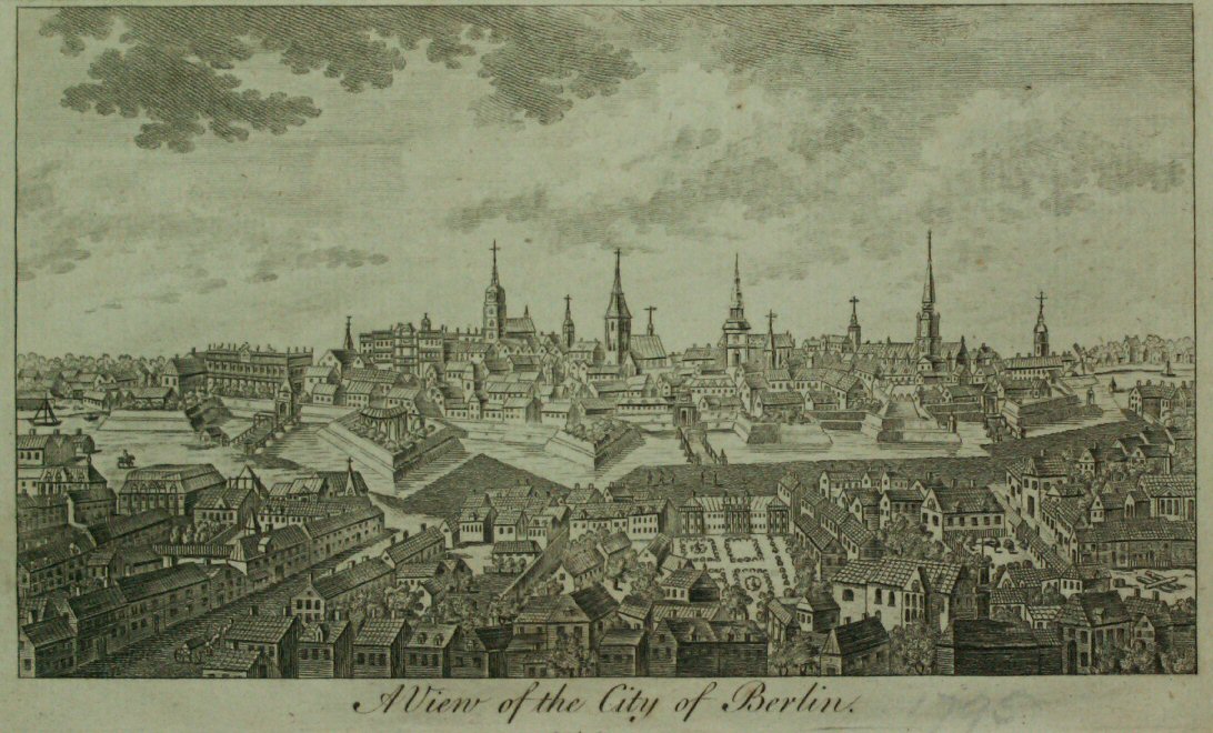 Print - A View of the City of Berlin.