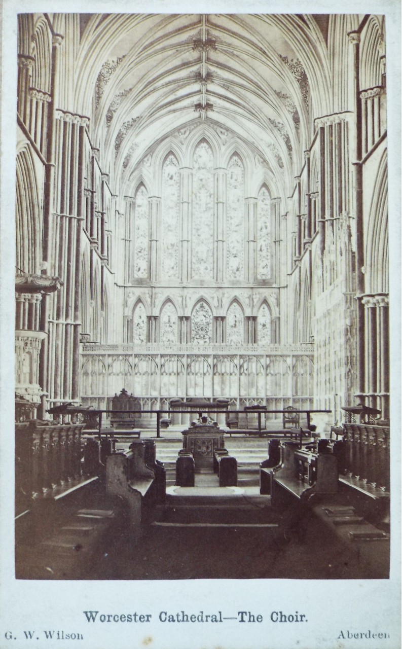 Photograph - Worcester Cathedral - the Choir.