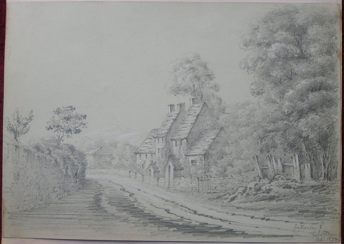 Pencil Sketch - Entrance to Kelstone Sep 1830