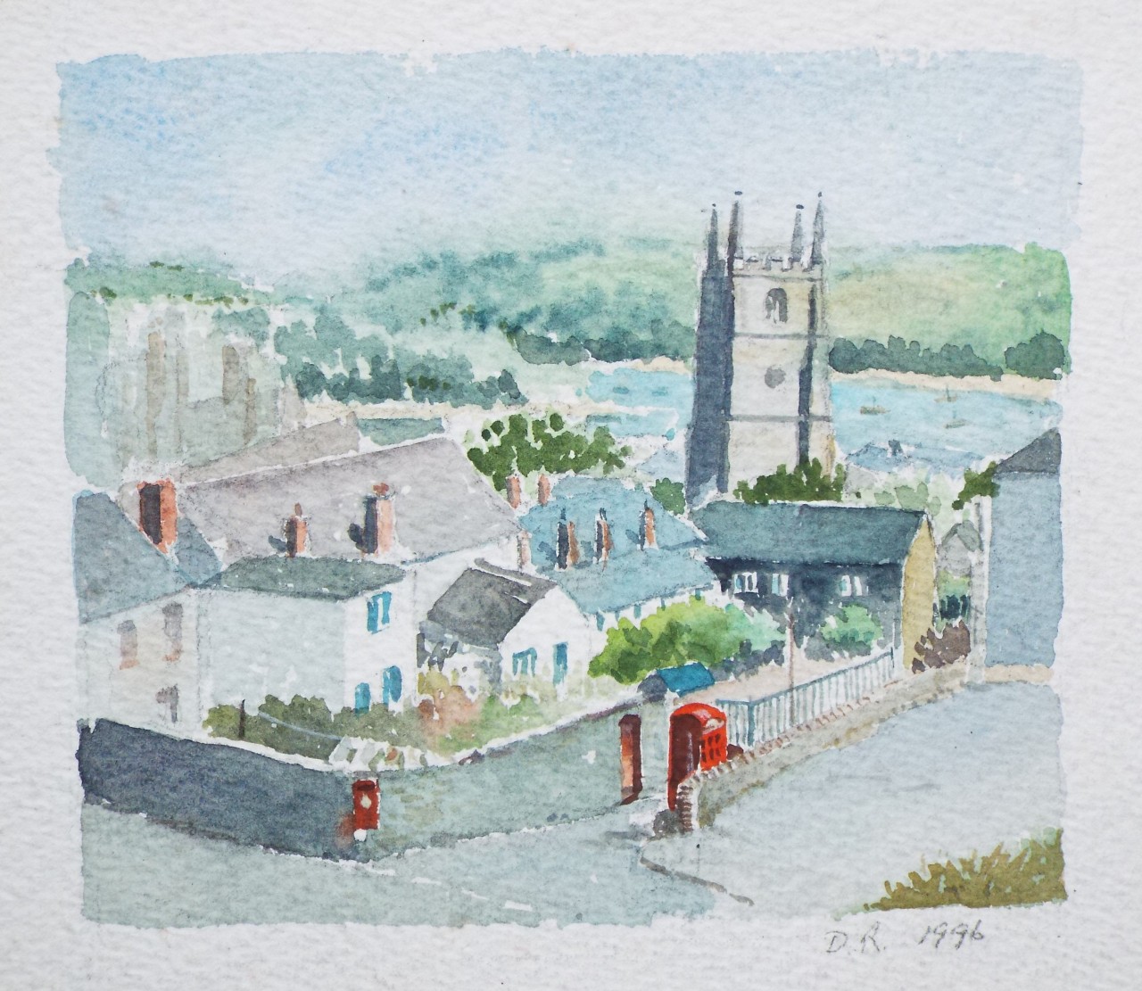 Watercolour - Fowey