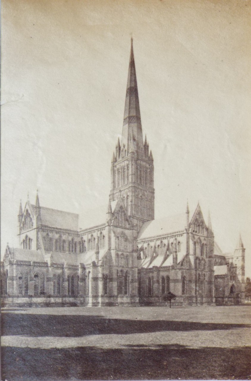 Photograph - Salisbury Cathedral from NE