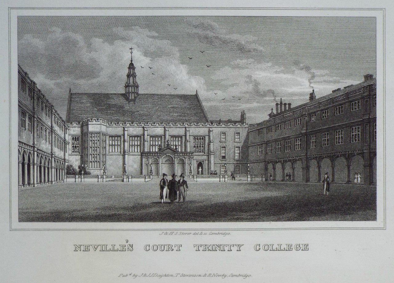 Print - Neville's Court Trinity College - Storer