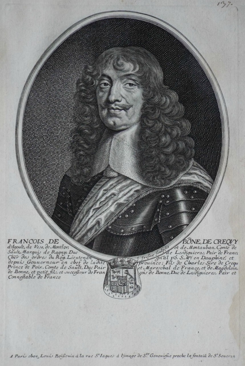 Print - Francois de Bone de Crequy
