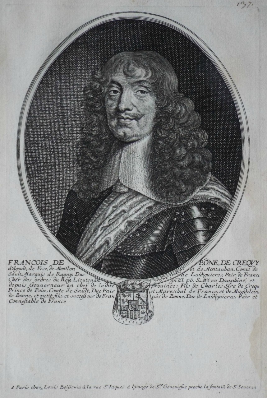 Print - Francois de Bone de Crequy