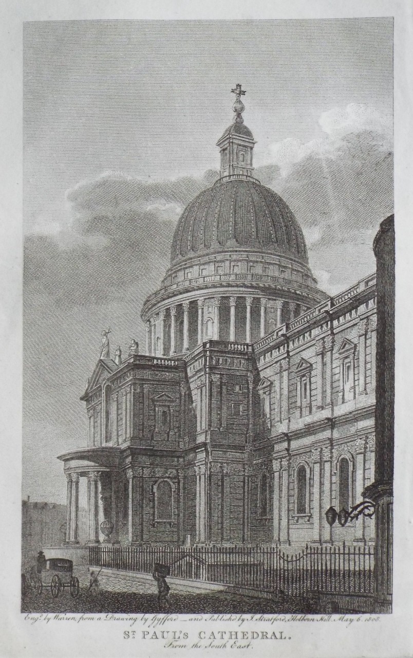 Print - St. Paul's Cathedral. From the South East. - 