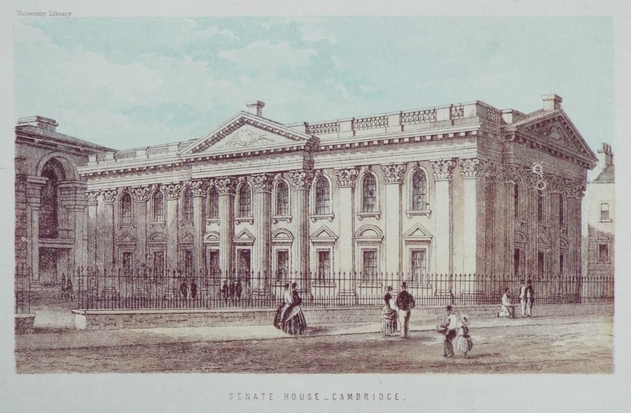 Chromo-lithograph - Senate House - Cambridge.