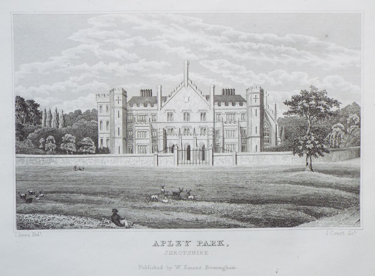 Print - Apley Park, Shropshire. - Court