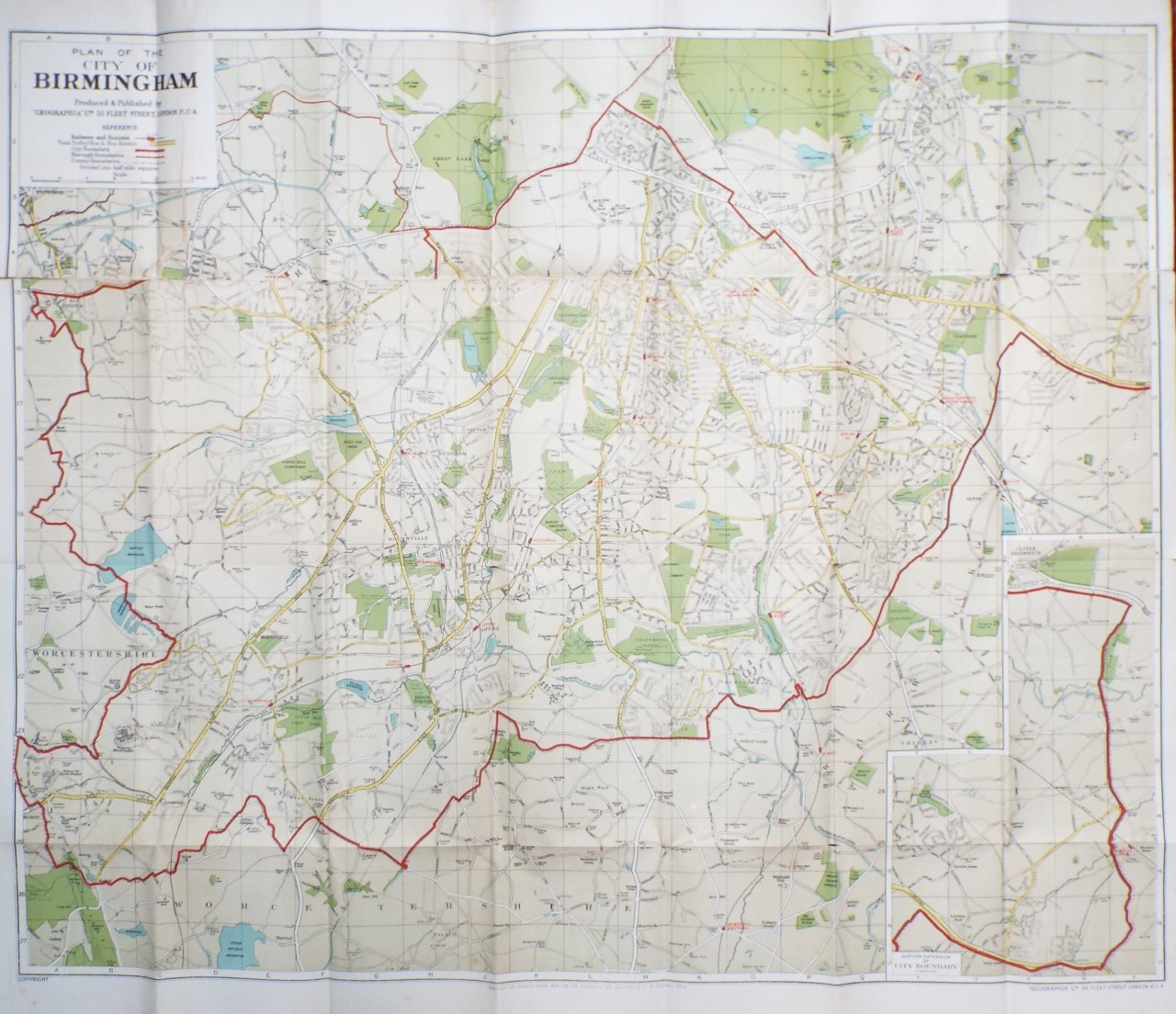 Map of Birmingham - Birmingham