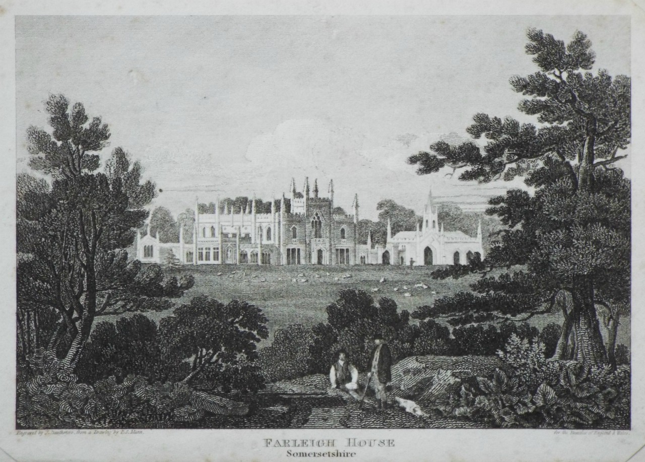Print - Farleigh House Somersetshire - Dauthmere