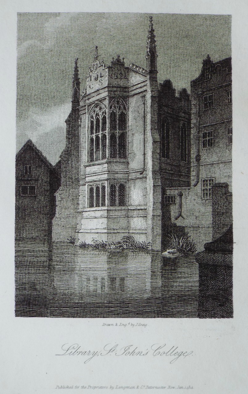 Print - Library, St. John's College. - Greig