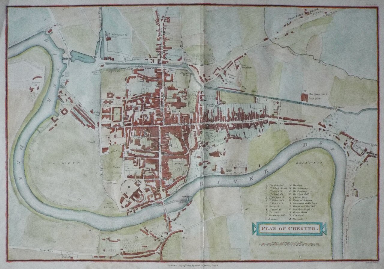 Map of Chester - Chester