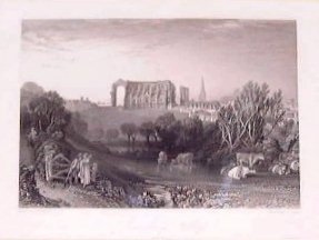 Print - Malmsbury Abbey. Wiltshire. - Varral