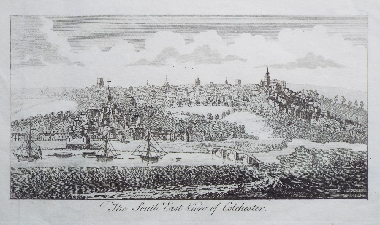 Print - The South East View of Colchester.